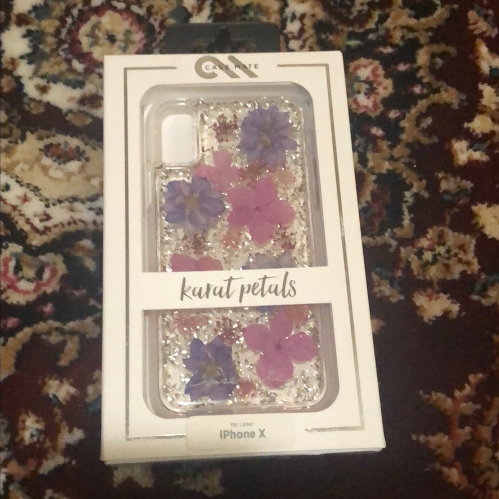 Case mate-Karat Patals -IPhone -X-pressed flower